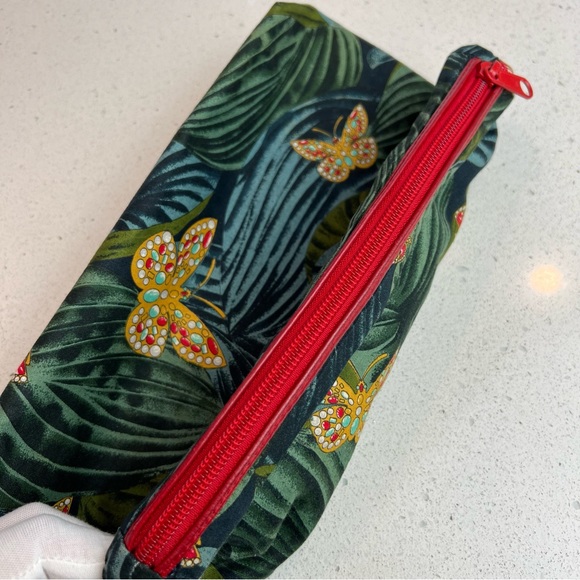 Bottega Veneta Rare Butterfly Rainforest Cosmetic Pouch - Picture 4 of 16